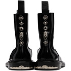 Toga Virilis Black Leather Chelsea Boots