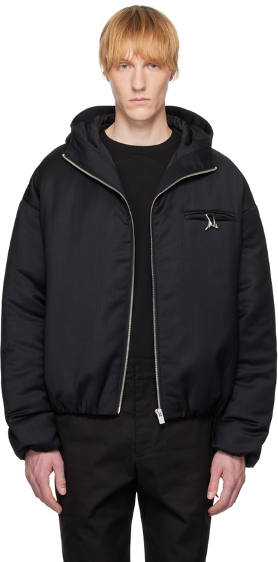 Photo: HELIOT EMIL Black Haptic Tailored Jacket
