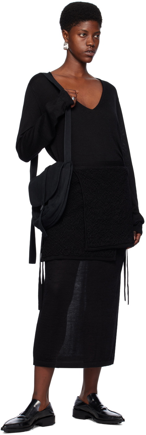 Lauren Manoogian Black Belted Bag