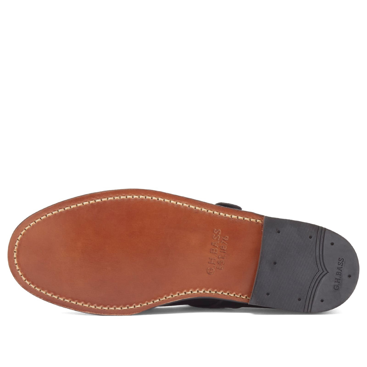 Bass Weejuns Men's Fisherman in Black Leather