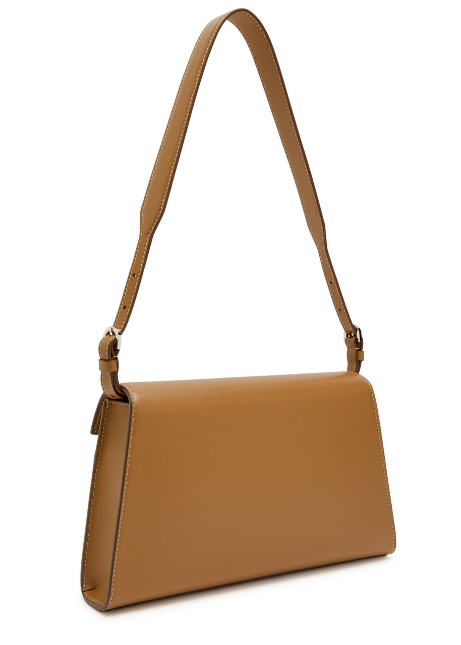 Savette Symmetry Leather Shoulder bag - Orange - One Size