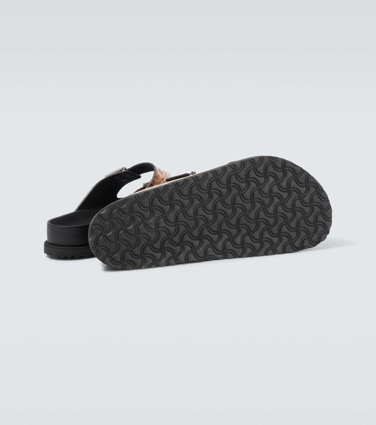 【Birkenstock 1774】 Arizona snake-effectレザーサンダル Arizona snake-effect leather sandals in neutrals