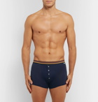 Paul Smith - Pima Cotton-Jersey Boxer Briefs - Men - Navy