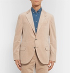 Brunello Cucinelli - Beige Slim-Fit Sea Island Cotton-Corduroy Suit Jacket - Men - Camel