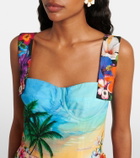 Dolce&Gabbana Printed cotton minidress