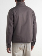 Herno - Padded Twill Bomber Jacket - Brown