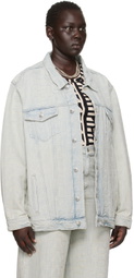 Marc Jacobs Blue 'The Monogram' Denim Jacket