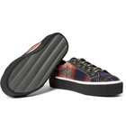 Lanvin - Checked Felt Sneakers - Men - Multi