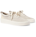 Fear of God - 101 Leather-Trimmed Suede Sneakers - Gray