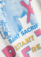 Saint Mxxxxxx Mtv Printed Cotton T-shirt White
