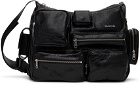 Balenciaga Black Superbusy Messenger Bag