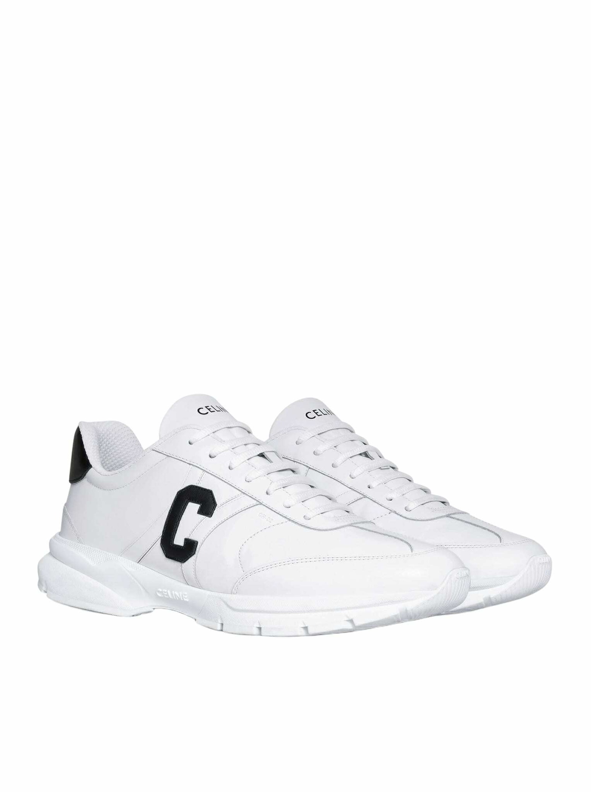 ◆CELINE◆RUNNER CR-02 LOW LACE-UP SNEAKER IN CALFSKIN Celine Runner Cr-02 Low Lace-up Sneaker In Calfskin Celine