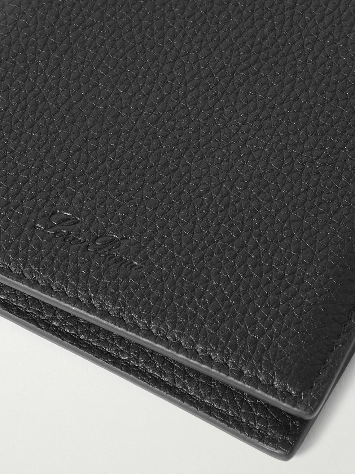 Loro Piana - Logo-Debossed Full-Grain Leather Billfold Wallet