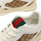 Gucci Men's Re-Web GG Jacquard Sneaker in White/Beige