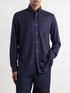 Paul Smith - Cotton and Lyocell-Blend Flannel Overshirt - Blue
