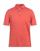 Fedeli Mens Polo shirt Coral
