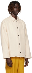 AIREI Beige Gauze Work Jacket