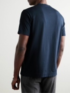 Boglioli - Garment-Dyed Cotton-Jersey T-Shirt - Blue