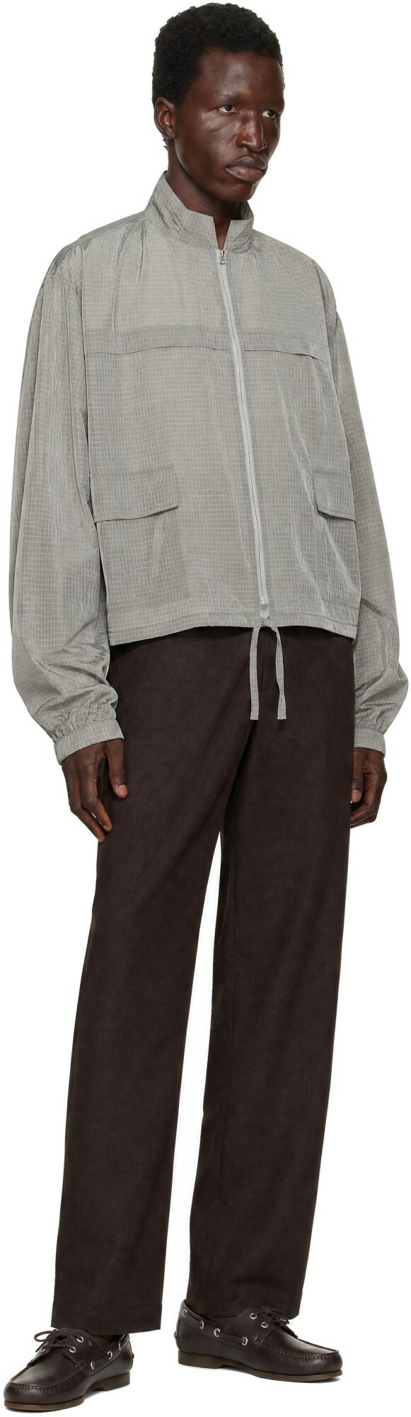 colbo Gray Ripstop Track Jacket