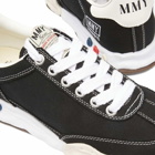 Maison MIHARA YASUHIRO Men's Harbie Low Original Sole Canvas Sneak Sneakers in Black