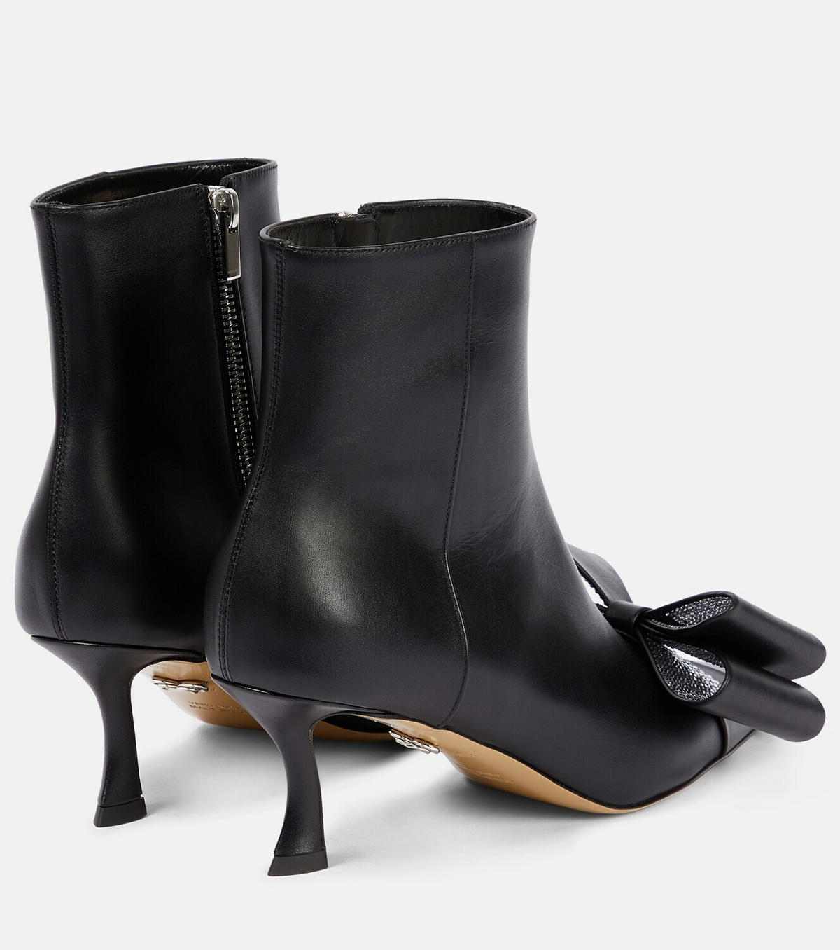 Mach & Mach Le Cadeau leather ankle boots