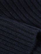 Allude - Ribbed Cashmere Beanie and Scarf Set