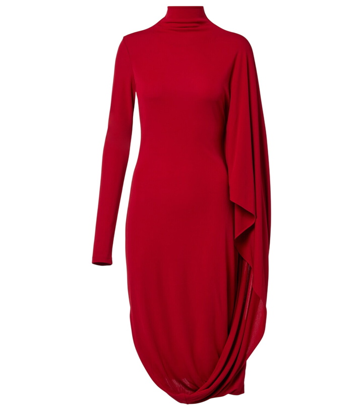 Photo: Stella McCartney Caped crêpe jersey minidress