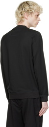 Sunspel Black Dri-Release Sweatshirt