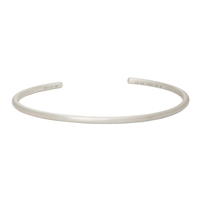 Photo: Le Gramme Silver Brushed Le 7 Grammes Bangle Bracelet