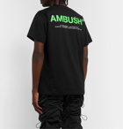 AMBUSH® - Logo-Print Cotton-Jersey T-Shirt - Black