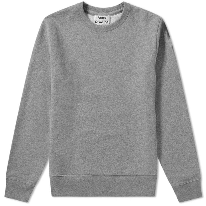 Photo: Acne Studios AS Embroidered Crew Sweat Grey