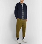 AMI - Pleated Cotton-Twill Chinos - Green
