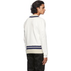 Maison Margiela Off-White OGG V-Neck Sweater