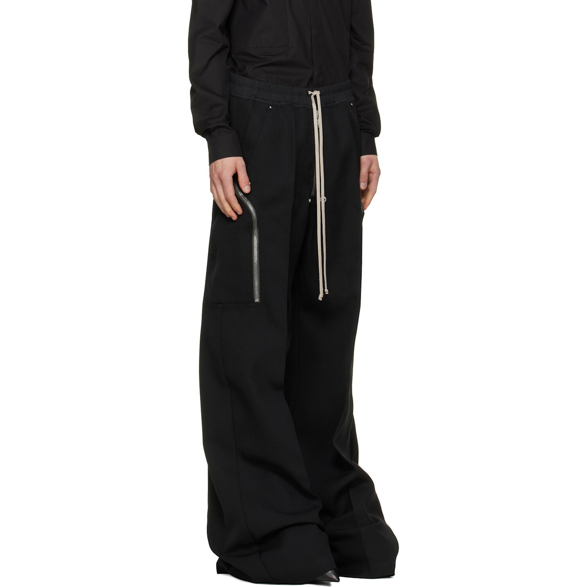 Rick Owens Black Tower Heizer Belas Cargo Pants