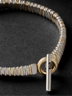 M. Cohen - The Small Zig Gold and Silver Diamond Bracelet - Gold