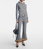 Balenciaga Embroidered low-rise cotton capri pants