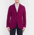 Massimo Alba - Magenta Unstructured Cotton-Corduroy Blazer - Men - Magenta