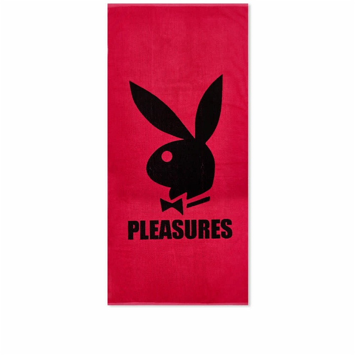 Photo: Pleasures Men's Playboy Towel in Pink