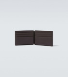 Brunello Cucinelli Logo debossed leather wallet
