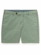 Sid Mashburn - Straight-Leg Garment-Dyed Cotton-Twill Shorts - Green
