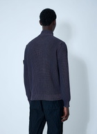 Stone Island Zip-Up Rib Cardigan