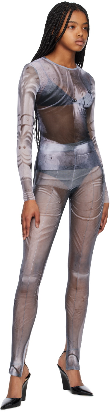 BONBOM Gray Printed Leggings