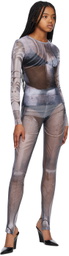BONBOM Gray Printed Leggings