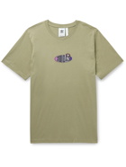 adidas Originals - Area 33 Logo-Print Cotton-Jersey T-Shirt - Green