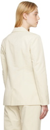 THIRD FORM Off-White Line Through Blazer