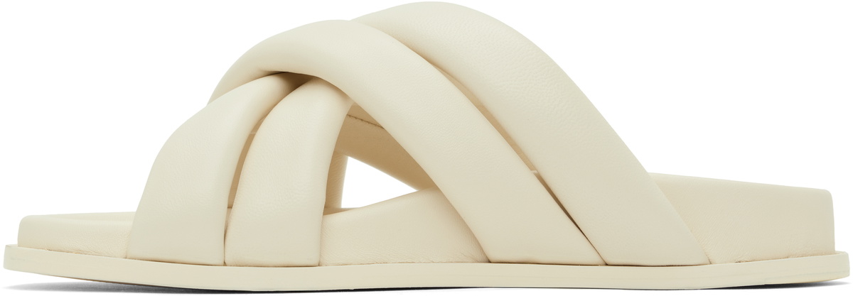 ANINE BING Off-White Lizzie Sandals