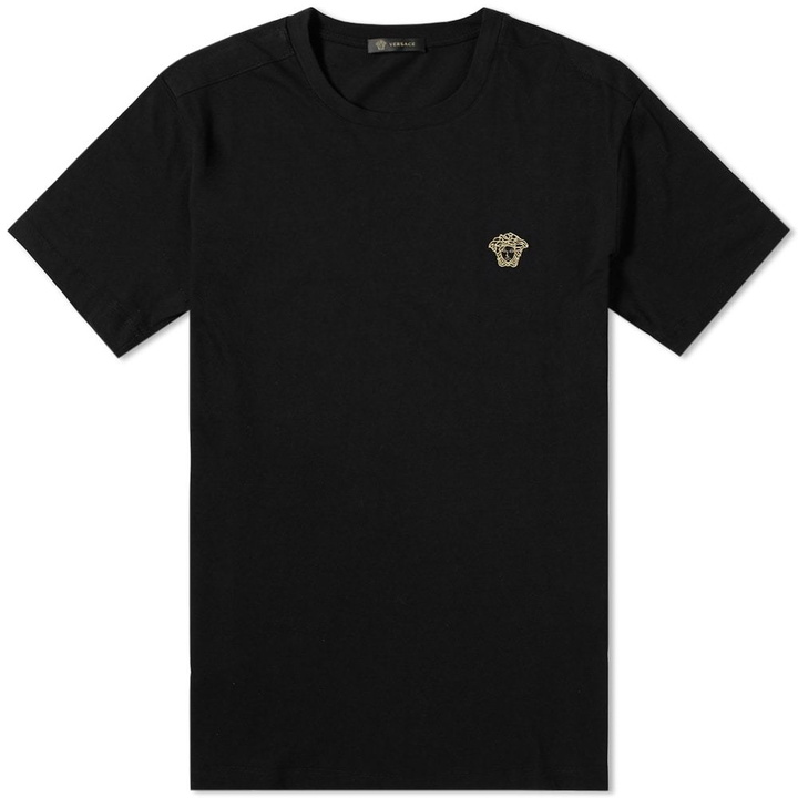 Photo: Versace Medusa Embroidered Motif Tee