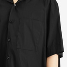 Jil Sander+ Men's Relaxed Fit Short Sleeve Shirt in Black