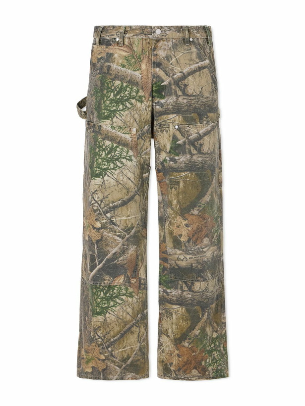 Photo: Cherry Los Angeles - Wide-Leg Cotton-Canvas Trousers - Brown