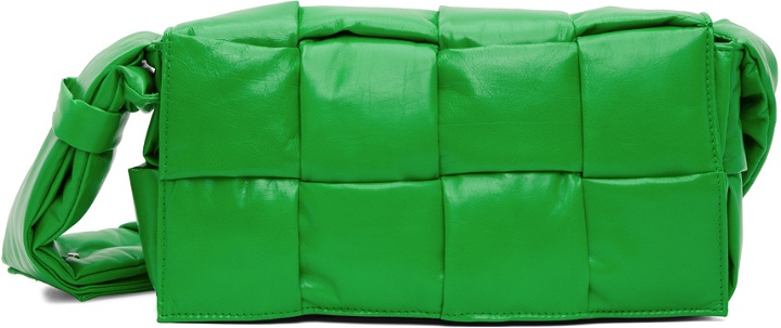 Photo: Bottega Veneta Green Cassette Shoulder Bag